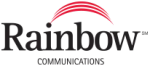 Rainbow communications company logo
