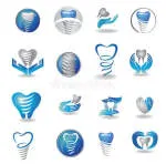 Implant and dental art company logo